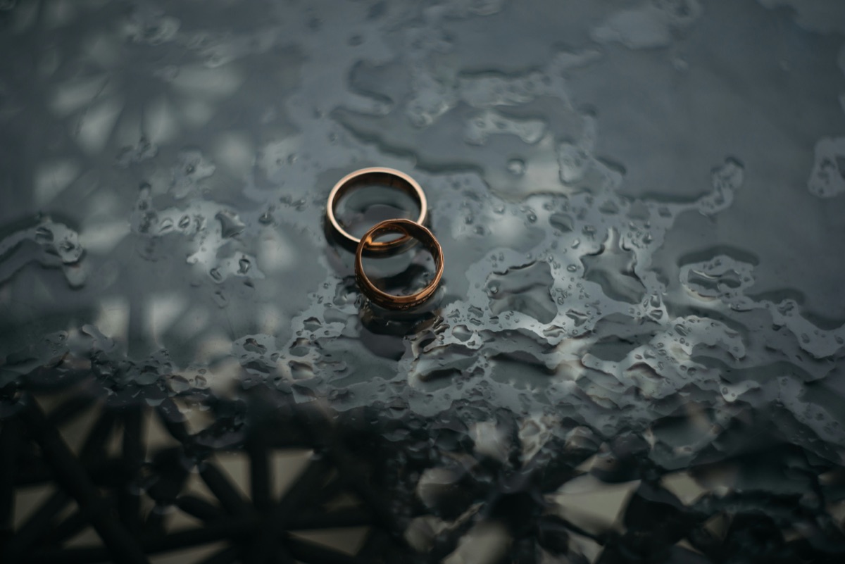Two wedding rings, the starting point for Turkish citizenship by marriage